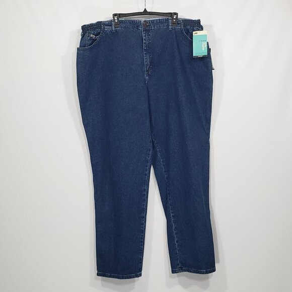 Lee Denim - NWT  Lee  Relaxed Fit  Tapered Leg Jeans  Plus Size 28W Long